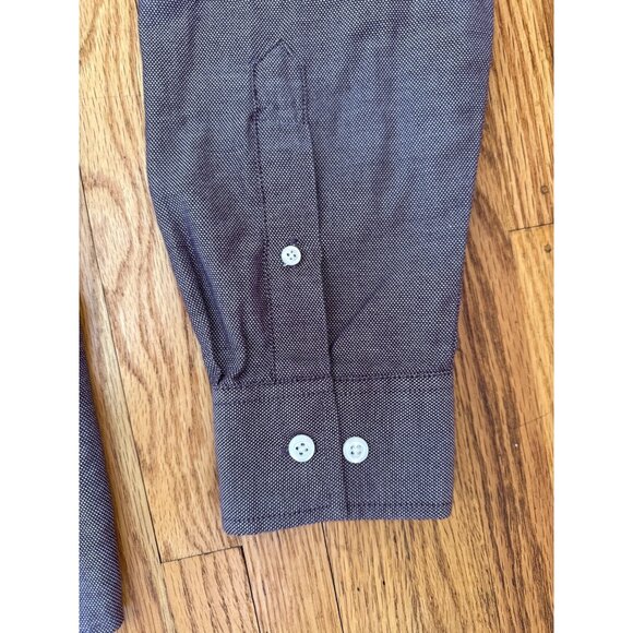 Mens Croft & Barrow Button-Down Shirt Easy Care M Long Sleeve Chest Pocket - Picture 7 of 8